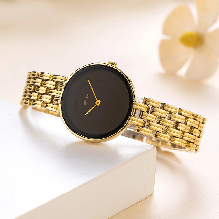 UTHAI orologio da donna leggero marchio di lusso business semplice retrò femminile braccialetto in metallo impermeabile orologio da donna al quarzo moda platinumshop