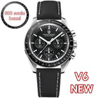 Nuovo Orologio PAGANI DESIGN Moon 2026, Orologio al Quarzo di Lusso alla Moda per Uomo, Cronografo Sportivo in Acciaio Inossidabile