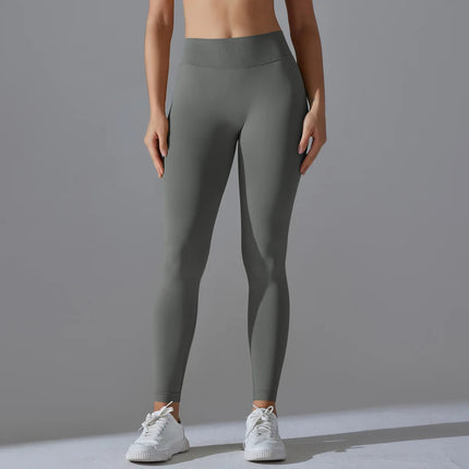 Fitness Sports Leggings Women's High Waist Seamless Yoga Legging Scrunch Butt Breathable Push Up Sports Pants Women Gym Tights PlatiNum