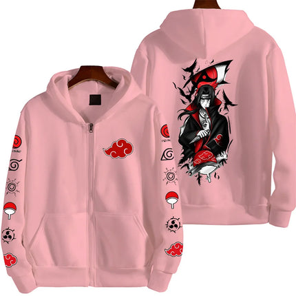 Naruto Uchiha Itachi Japanese anime 2026 new fashion Harajuku men's trendy casual sportswear men's couple style Coat