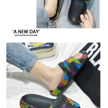 Scarpe estive da uomo Pantofole da spiaggia Scivoli antiscivolo in EVA all'aperto Moda donna Appartamenti Infradito Sandali casual Casa di lusso