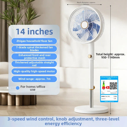 Ventilatore a Torre con Inverter DC, Ultra Silenzioso a 12 Velocità con Telecomando, Ventilatore Oscillante a Risparmio Energetico per Soggiorno/Camera da Letto