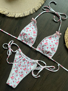 Micro Bikini Push Up Costumi da bagno donna 2025 Costumi da bagno femminili sexy Bikini brasiliano Perizoma Biquini Costumi da bagno Stampa Beachwear