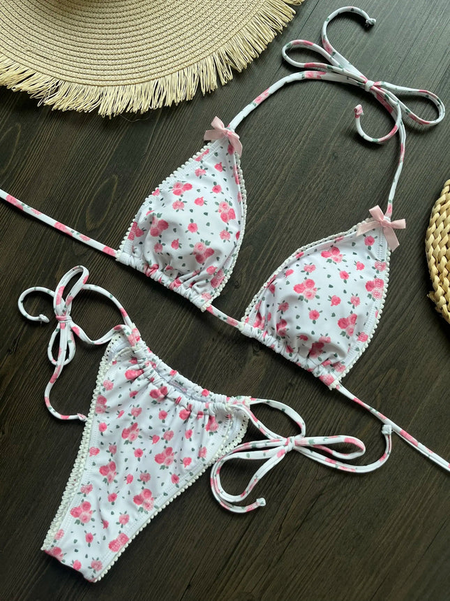 Micro Bikini Push Up Costumi da bagno donna 2025 Costumi da bagno femminili sexy Bikini brasiliano Perizoma Biquini Costumi da bagno Stampa Beachwear platinumshop
