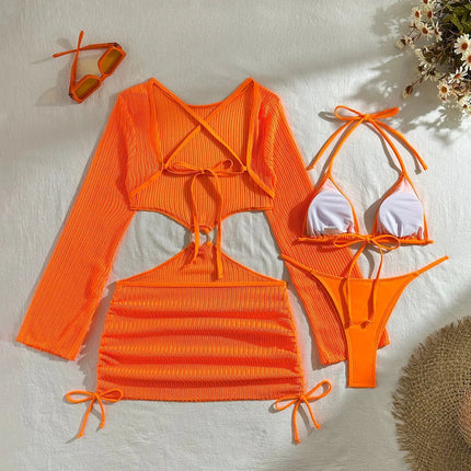 2026 Bikini sexy Costumi da bagno femminili Costumi da bagno a tre pezzi da donna Costumi da bagno da spiaggia Costumi da bagno Bikini brasiliano Set Bagnante da piscina platinumshop