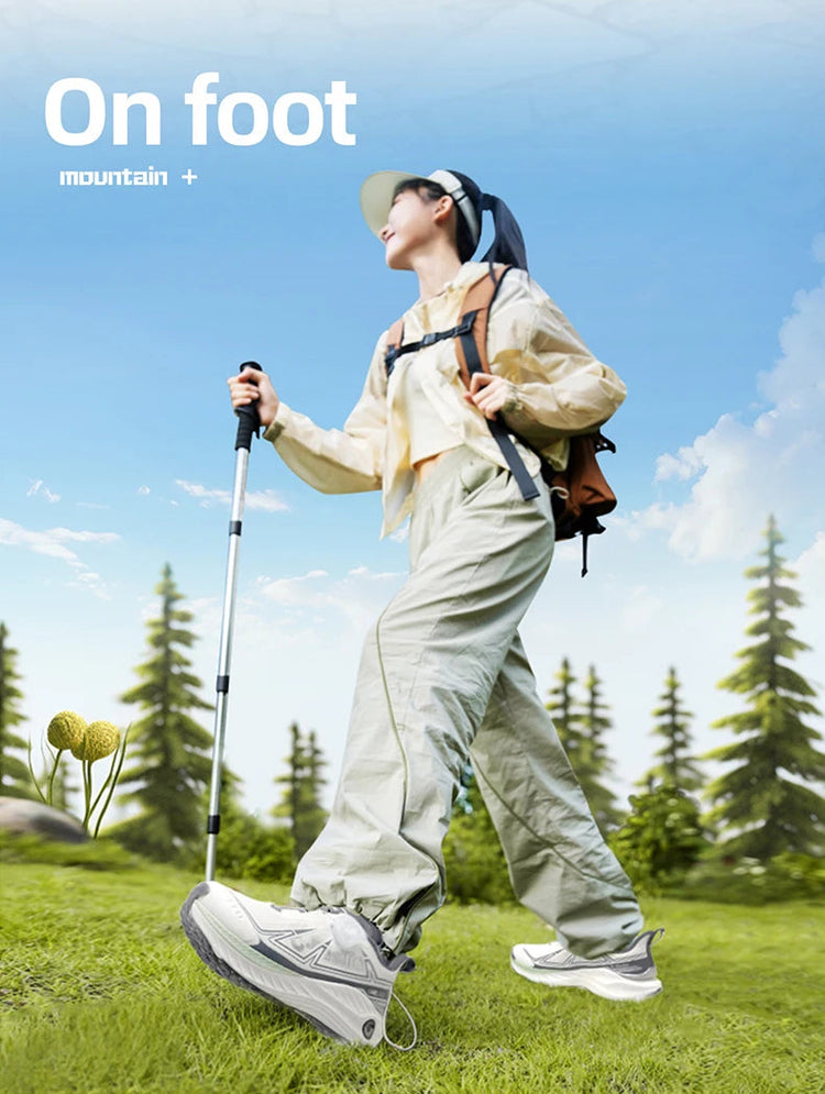 ONEMIX Autunno Inverno Outdoor Scarpe da corsa da fondo da uomo con assorbimento degli urti Scarpe da ginnastica da trekking da donna Caratteristiche resistenti all'usura PlatiNum