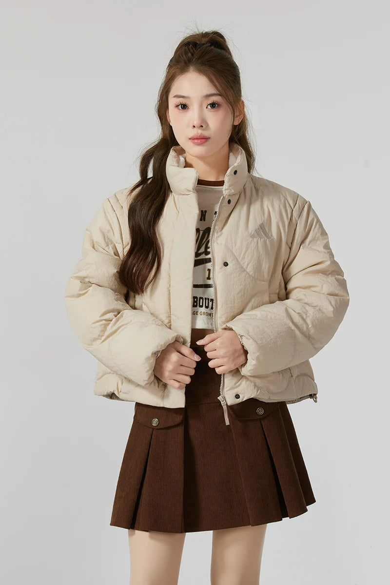 Adidas Women's Cotton down Jacket Fashionable Windproof Warm Sports down Jacket Jg5944