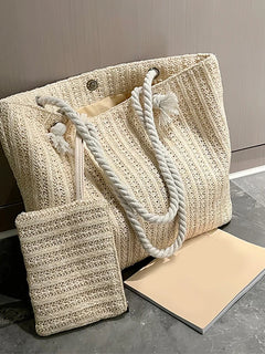 Borse da donna firmate Borsa tote in paglia di grande capacità alla moda Borsa da spiaggia estiva Borsa grande casual Bali