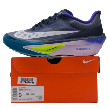 Scarpe sportive da uomo Nike Zoom Fly 6, scarpe da corsa con ammortizzazione e rimbalzo, scarpe da allenamento su strada per il fitness Fn8454-403 platinumshop