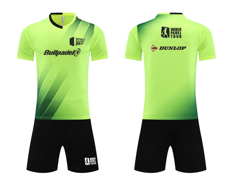 Men's T-shirt And Shorts Set Summer Men's Tennis Short Sleeve T-shirt Stylish And Comfortable Badminton Training Shorts PlatiNum