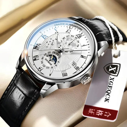 2024 Orologio da uomo alla moda Orologio da polso da uomo sportivo di lusso alla moda Orologio da uomo al quarzo con data in pelle luminosa impermeabile Orologio da uomo platinumshop