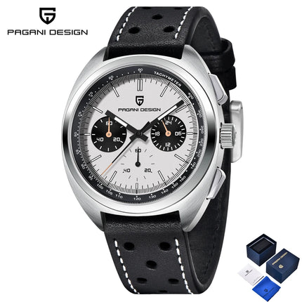 Nuovo Orologio da Uomo PAGANI DESIGN Panda 2026, Orologio al Quarzo Retrò, Cronografo Impermeabile con Vetro Zaffiro AR, Luminoso, Sportivo, in Acciaio Inossidabile