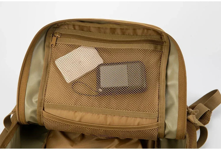 Zaini tattici da PALESTRA da 25 litri per uomo Zaino Molle con taglio laser di sopravvivenza Zaino da caccia con piccola borsa per insetti con doppi portabicchieri