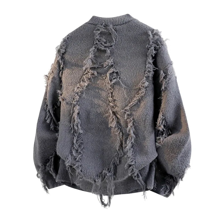 2026 Autumn Winter Crew Neck Sweater For Men Fashion Japanese Style Loose Casual Knit Pullover Long Sleeve Tops