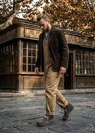 Stivali da Uomo in Pelle Premium Cuciti a Mano, Eleganti Scarpe Mocassino, Stivali Chelsea, Botas Para Hombre, Stivali Chukka
