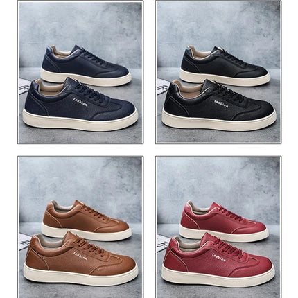 Casual Shoes Loafers British Leather Sneakers Flats Shoes Classic Men Leather Shoes Spring Summer New Trendy Designer Loafers