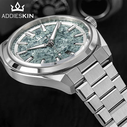 AddiesKIN K006 Men Watch Sapphire Glass BGW9 Luminous 20Bar Waterproof Ice Crystal Titanium Dial 9015 Mechanical Automatic Watch
