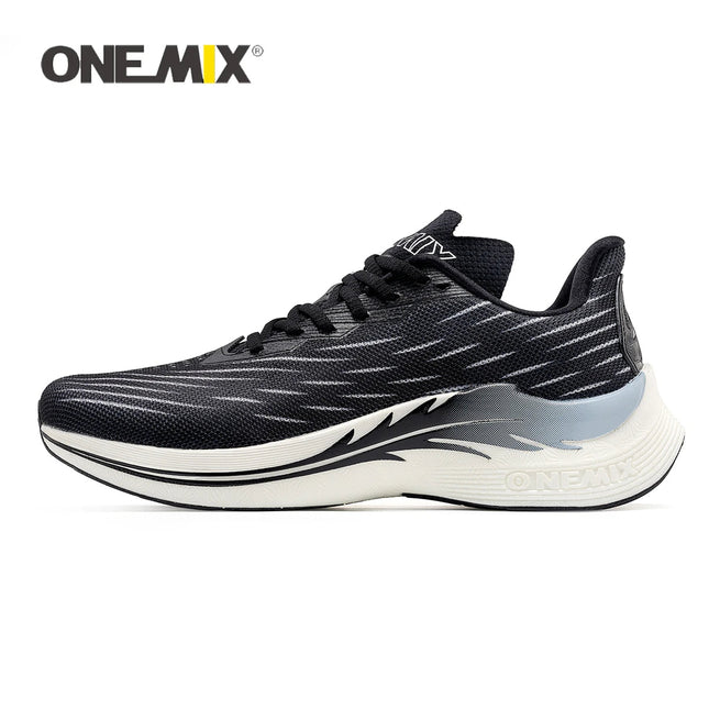 ONEMIX Scarpe da corsa in mesh traspirante Ammortizzazione Slip on Scarpe sportive Casual Morbide scarpe da ginnastica da passeggio per uomo all'aperto Scarpe da jogging PlatiNum