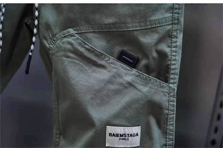 2025 New Men Joggers Autumn Sweatpants Spring Drawstring Casual Pants Workout Running Cotton Sports Trousers Men Clothing