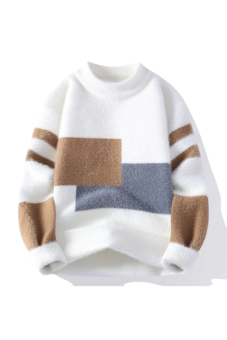 Sweaters men Winter Letter pattern thick sweater men Student youth sweaters autumn Men's wool pullovers full