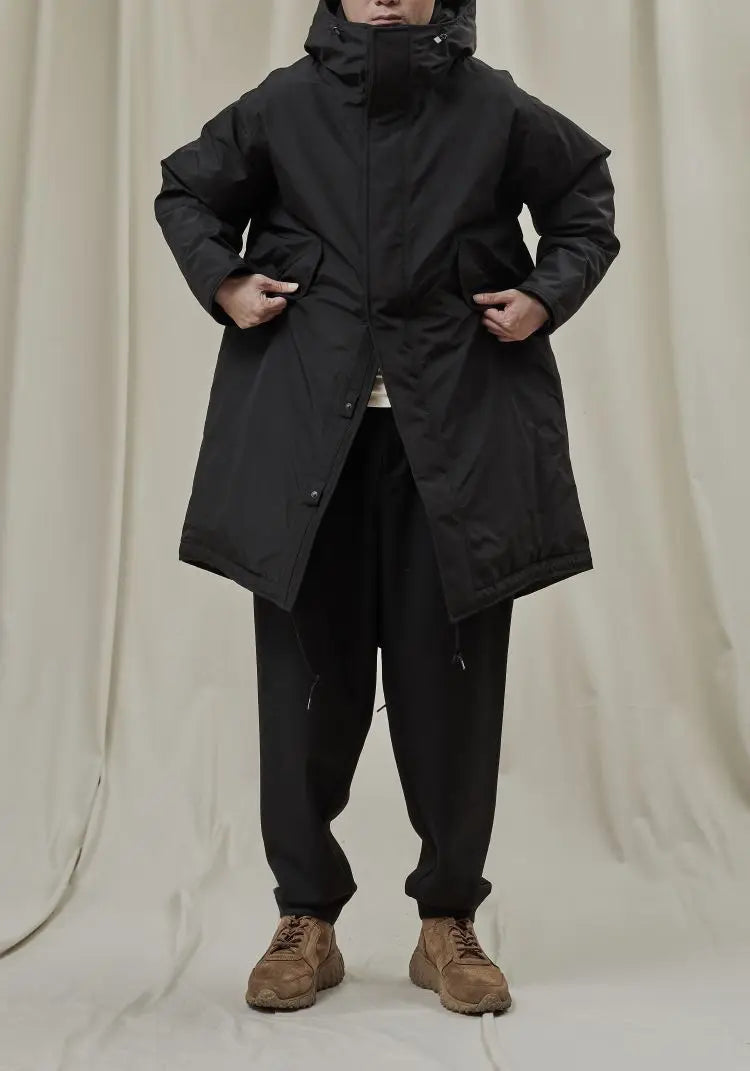 Piumino impermeabile optoelettronico con colla a stampa completa extra lunga Nanamica LongDown