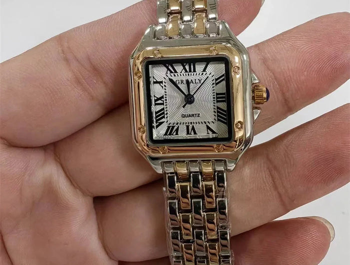 Orologio da donna leggero marchio di lusso business oro acciaio inossidabile moda donna orologi al quarzo orologio femminile braccialetto orologio da polso platinumshop