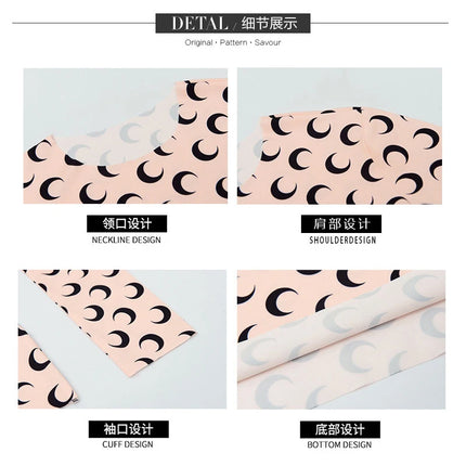 Nuova Maglietta Donna in Rete Stampata, Moda Primavera-Autunno, Casual a Maniche Lunghe, Protezione Solare, Strato Interno in Seta Ghiacciata
