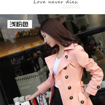 Xiaoxiangfeng Jacket Women2026Spring Autumn Winter New Fashion Windbreaker British Style Long Trench Coat Loose Female Outerwear