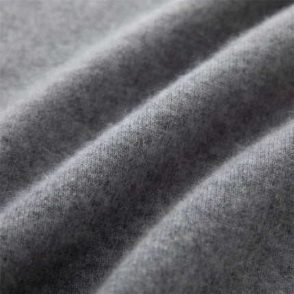 Women Pure Cashmere Long Skirts Autumn Winter Straight Ankle Length Thick Skirts 100% Cashmere Knit Drawstring and Split Skirts PlatiNum