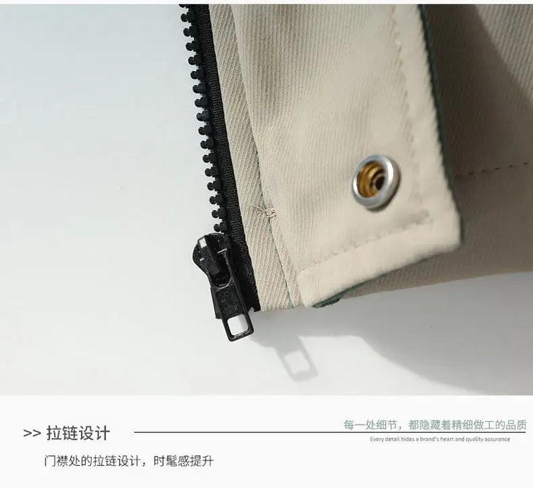 2024 Spring and Autumn jackets Fashion Trend Hooded Coat Men's Casual letter pattern Comfortable Waterproof Jacket M-4XL