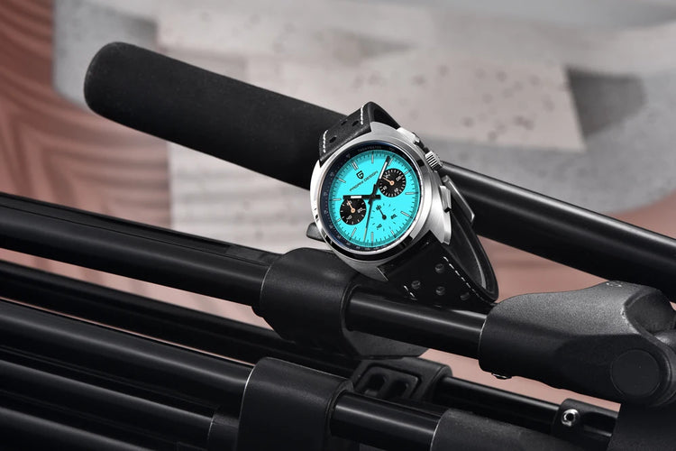 Orologio da Uomo PAGANI DESIGN con Quadrante Giallo, Cronografo al Quarzo, Movimento Giapponese VK63, Vetro Zaffiro, Impermeabile, Novità 2026