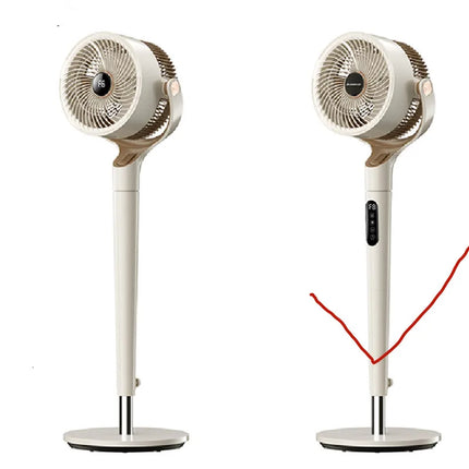 Ventilatore a circolazione d'aria ventilatore elettrico ventilatore da pavimento verticale silenzioso per uso domestico grande vento nuovo telecomando per la temporizzazione della ventola turbo da tavolo
