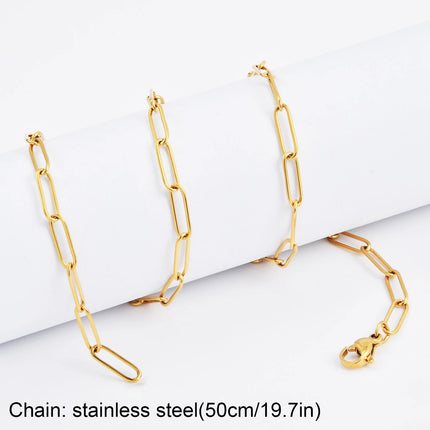 Cute Heart Key Necklace for Women Turtles Animals Collars Diy Pendant Stainless Steel Gold Color Chain High Quality PlatiNum