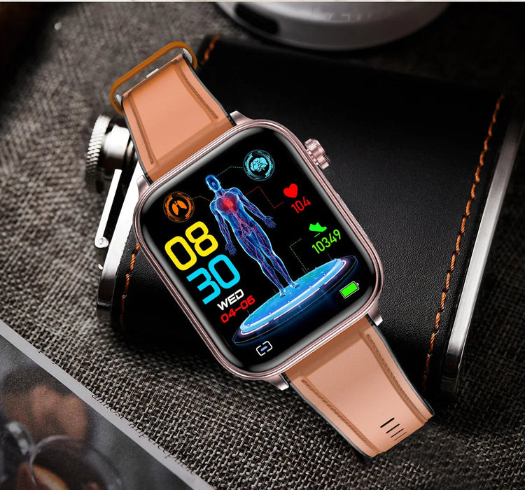 Nuovo 2025 Smartwatch per XIAOM1 con ECG+PPG, Monitoraggio Grasso Sanguigno e Acido Urico, Frequenza Cardiaca, Pressione Sanguigna, Chiamate Bluetooth per Uomini e Donne platinumshop