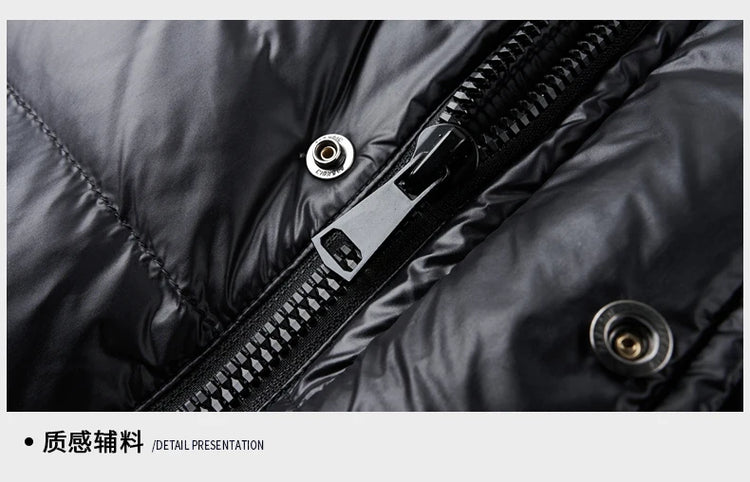 New arrival winter jacket 90% white duck down jackets men,mens thicken warm parkas winter down coat,autumn hooded parkas men