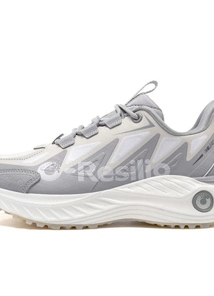 ONEMIX Scarpe casual da uomo autunno inverno Scarpe da trekking antiscivolo e resistenti all'usura con assorbimento degli urti morbido ed elastico PlatiNum