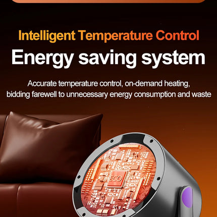 Desktop Heater Dormitory Mini Quick Heating Silent Energy Efficient Household Hot Air Blower Appliances Room Warmer For Office ﻿