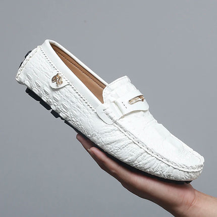 Scarpe Italiane Formali da Uomo, Mocassini in Pelle Fatti a Mano, Scarpe Casual Eleganti Slip-on, Comode Calzature di Lusso per Uomo