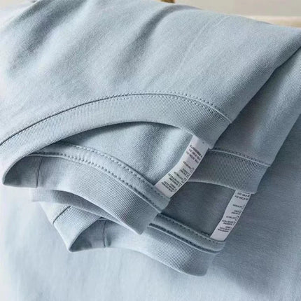 100% Cotton T-shirt Men Women Solid Color O-Neck Short Sleeve Top Summer Korean Loose Half Sleeve T-shirt Unisex M-4XL