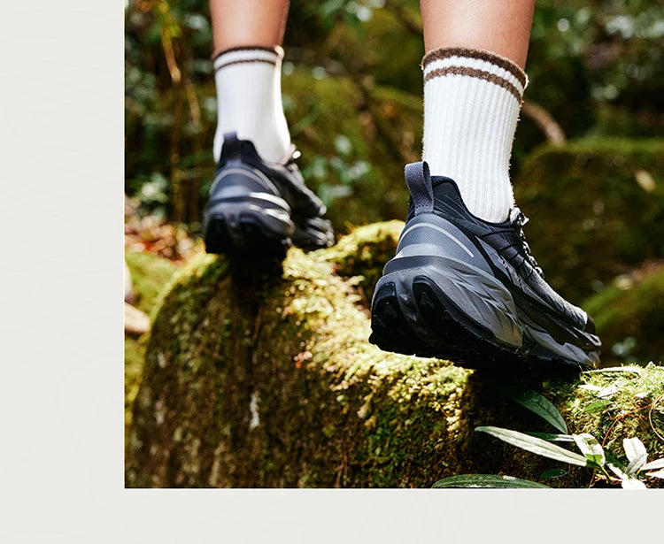 361 Degrees Yushan PRO Men Running Shoes Durable Hiking Cushioning Breathable Non-slip Outdoor Jogging Male Sneakers 672522250 PlatiNum