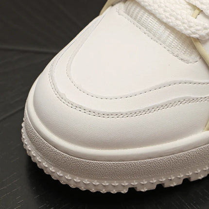 New Men White Red Breathable Pattern All Match Brand Shoes Causal Flats Loafers Sports Walking Sneakers Zapatos Hombre