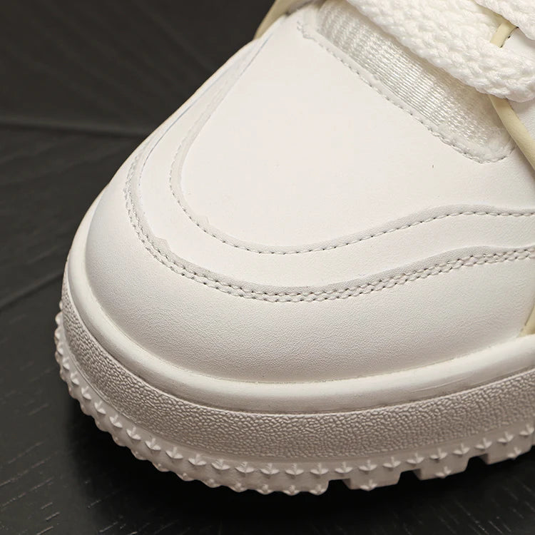 New Men White Red Breathable Pattern All Match Brand Shoes Causal Flats Loafers Sports Walking Sneakers Zapatos Hombre