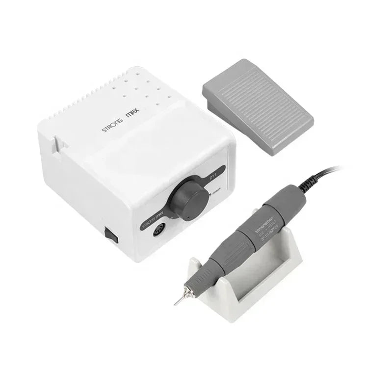 Nail Drill Pullyon UP200-G5 OEM Japan Micromotor G5 Handpiece 35000RPM Electric File Low Noise Low Vibration Acrylic Gel Polishing Machine Manicure Pedicure Sander Salon Equipment
