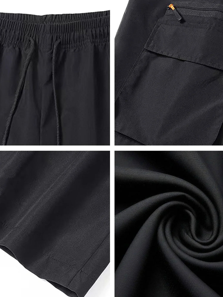 Men's New Multi-Pocket Cargo Pants, Zipper Design Straight Leg Trousers, Stylish Fit and Comfortable Fabric