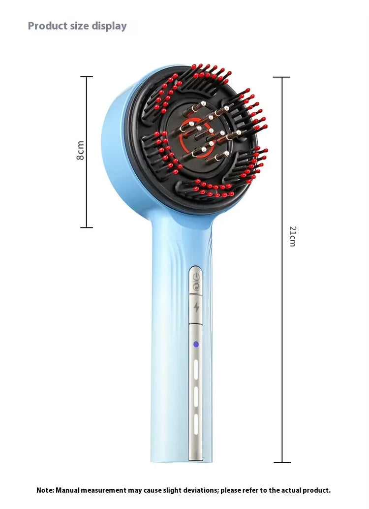 New Scalp Massage Comb Infrared Light Head Massager for Hair Growth Electric Scalp Oil Applicator Anti-Hair Loss Hair Care