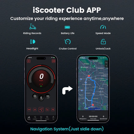 IScooter i10Pro Scooter elettrico da 10 pollici 800W 15Ah Scooter 45 km/h monopattino elettrico 60KM gamma potenti Scooter con APP