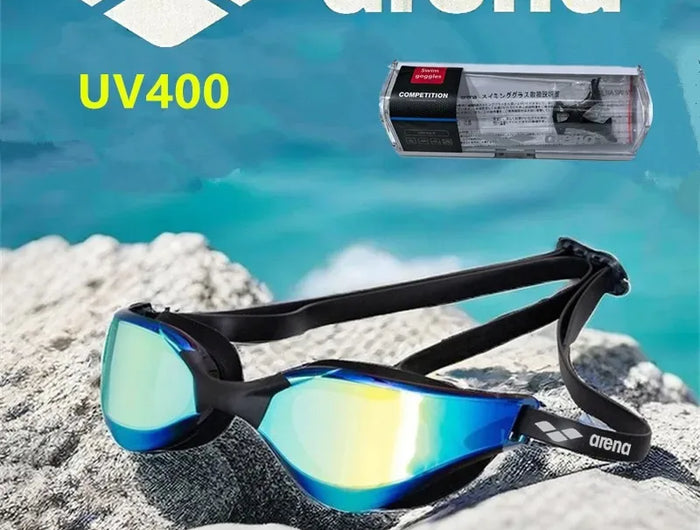 Arema pro Swim Goggles Professional Racing Waterproof Anti-fog High-definition UV400 Competition Training Swimming Equipment
