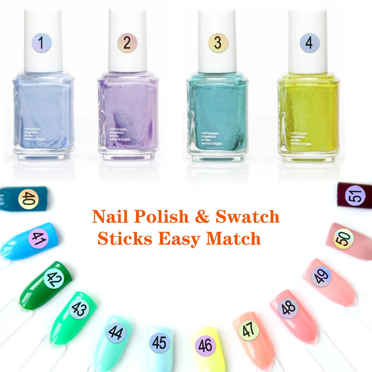 1 500 Number Stickers Self Adhesive Labels for Nail Art Storage Organizing DIY Craft Marking Manicure Tool Kit 2027