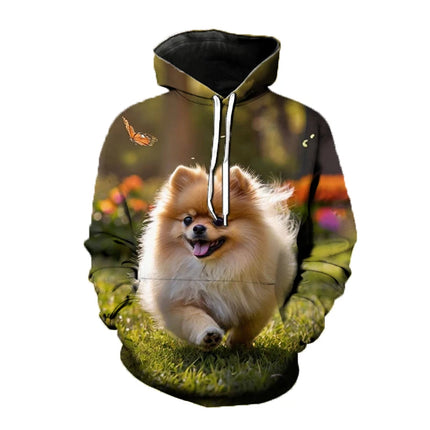 Kawaii Dog Animal 3D Print Hoodies Men Women Hooded Sweatshirts Harajuku Pullover Fashion Street Tracksuit Man Coat Clothing