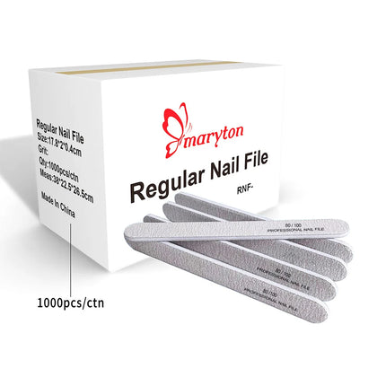1000Pcs Big Size Nail Tools Nail Files for Nail Coarse File  Emery Board Manicure Nail Buffer